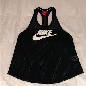 NIKE // racerback mesh tank